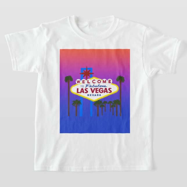 Welcome to Las Vegas Sign #3 T-shirt (Laydown)