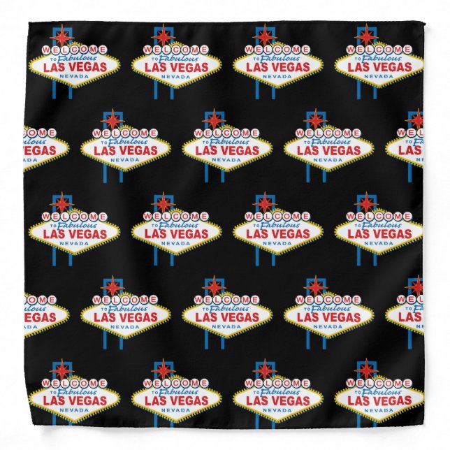 Welcome To Las Vegas Sign Bandana (Front)