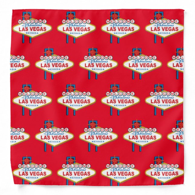 Welcome To Las Vegas Sign Bandana (Front)