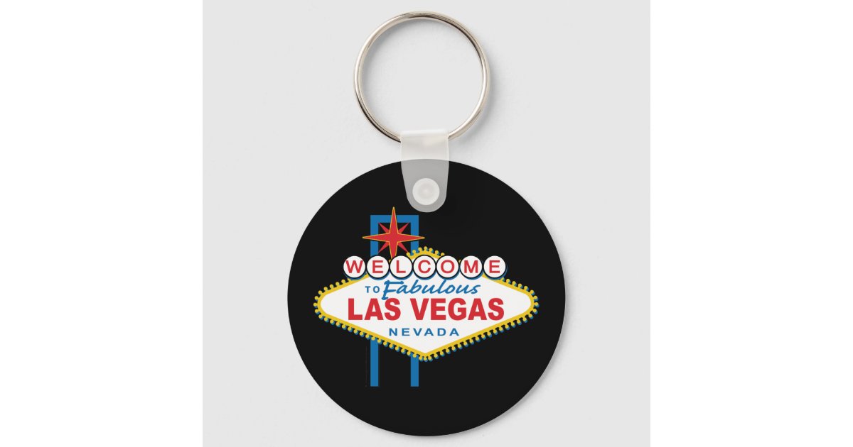 Las Vegas Welcome Sign Keychain-Set of 6