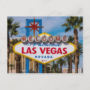 Welcome to Las Vegas Sign, Las Vegas, Nevada Postcard