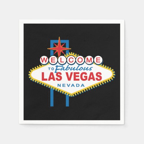 Welcome to Las Vegas Sign Napkins