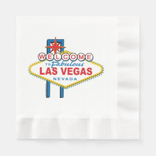 Welcome to Las Vegas Sign Napkins