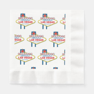 Welcome to Las Vegas Sign Napkins