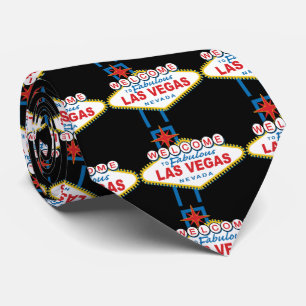 Welcome to Las Vegas Sign Neck Tie