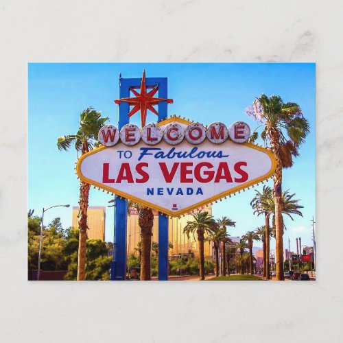 Welcome to Las Vegas Sign Postcard