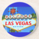 Welcome To Las Vegas Sign Sandstone Coaster at Zazzle