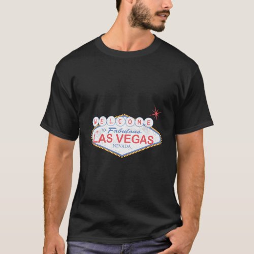 Welcome To Las Vegas Souvenir Sign Vacation Tee Vi
