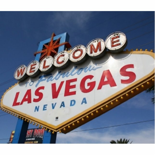 Welcome To Las Vegas Statuette (Front)