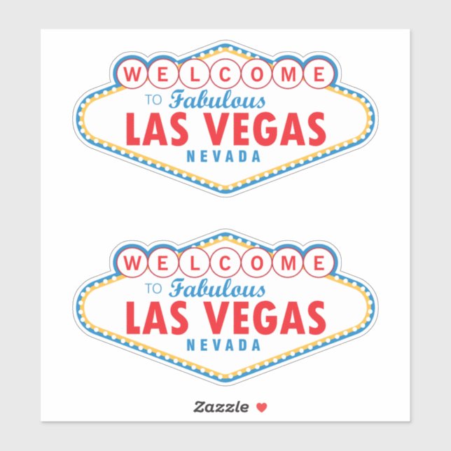 Welcome to Las Vegas Sticker (Sheet)