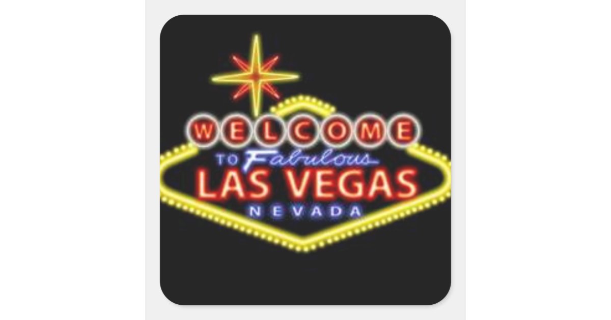 to Las Vegas Stickers Zazzle