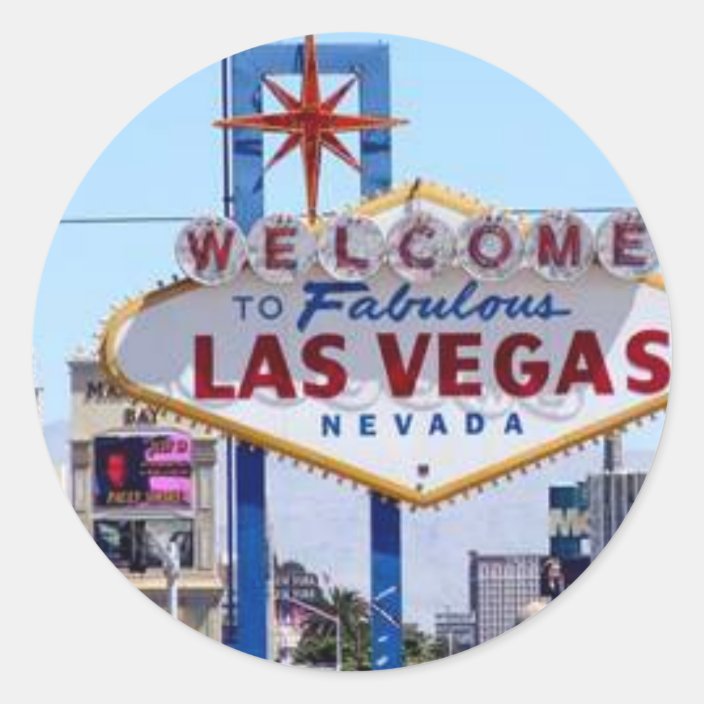 to Las Vegas Stickers