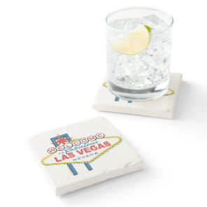 Welcome-to-Las-Vegas Stone Coaster