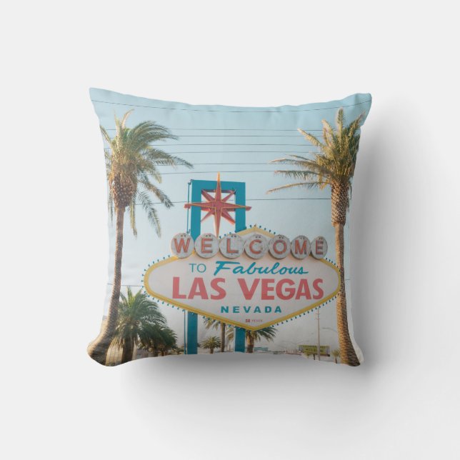 WELCOME TO LAS VEGAS THROW PILLOW (Front)