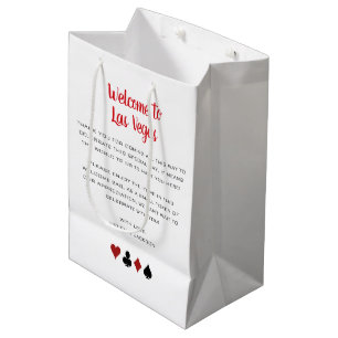 Welcome to Las Vegas Wedding Welcome Medium Gift Bag