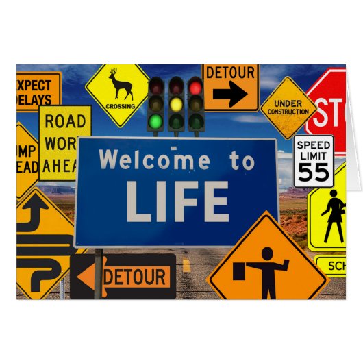 WELCOME TO LIFE CARDS (Front Horizontal)