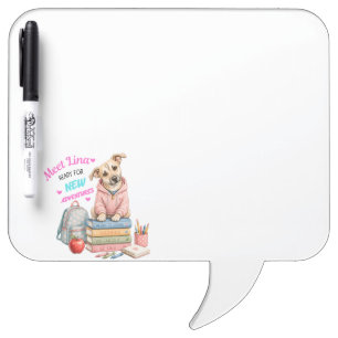 Welcome to Lina's School Adventures! Dry Erase Board