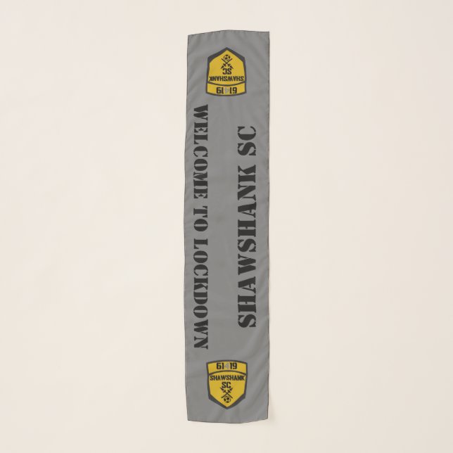 Welcome To Lockdown Scarf (Front)