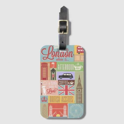 Welcome to London Luggage Tag