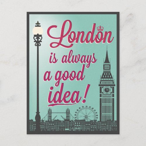 Welcome to London Postcard