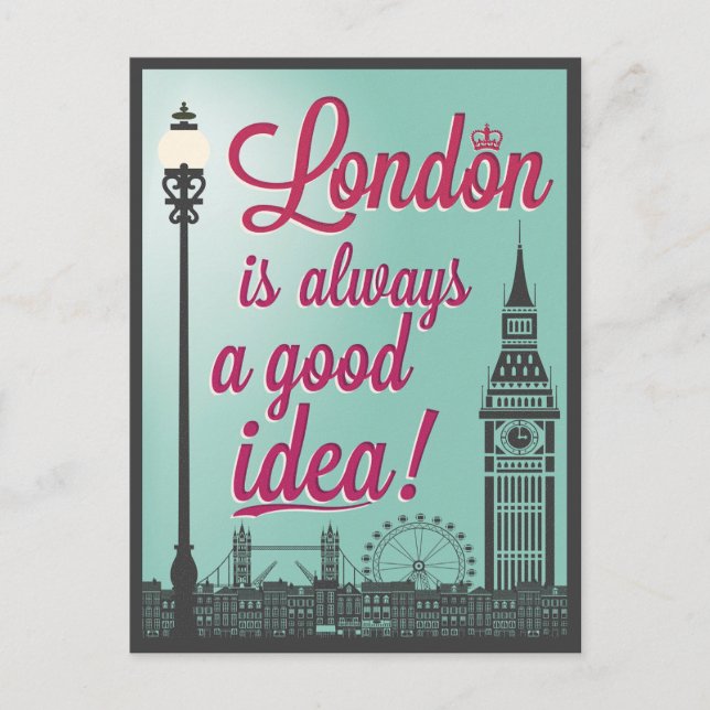 Welcome to London Postcard (Front)
