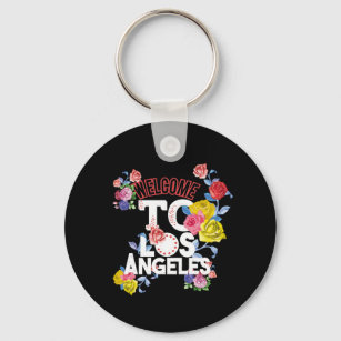 welcome to los angeles keychain