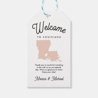 Welcome to LOUISIANA Wedding ANY COLOR!! Gift Tags