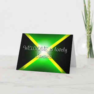 Welcome to Lovely Jamaica Greeting Card