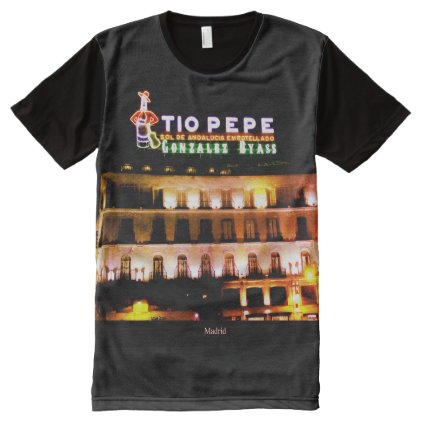 Welcome to Madrid Special Edition Souvenir All-Over-Print Shirt