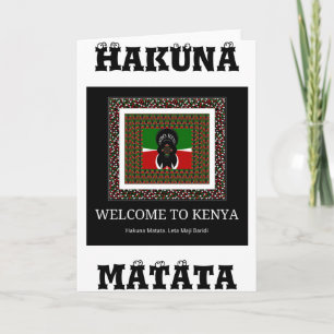 Welcome to Magical Kenya: Hakuna Matata Card