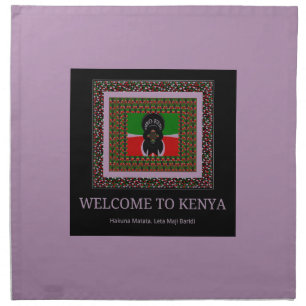 Welcome to Magical Kenya: Hakuna Matata Cloth Napkin