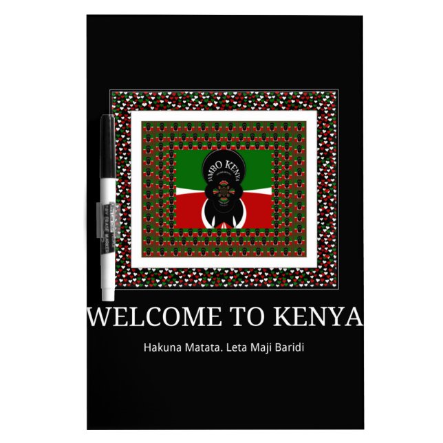 Welcome to Magical Kenya: Hakuna Matata Dry Erase Board (Front)