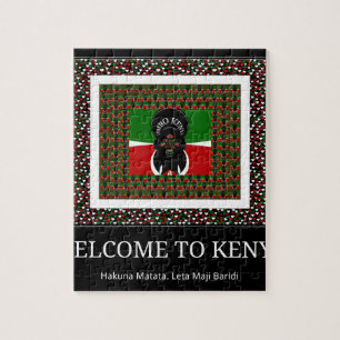 Welcome to Magical Kenya: Hakuna Matata Jigsaw Puzzle
