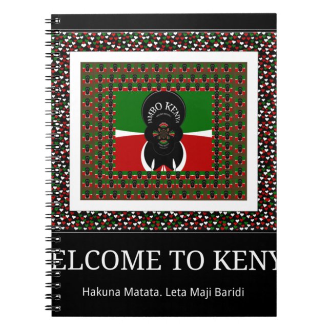 Welcome to Magical Kenya: Hakuna Matata Notebook (Front)