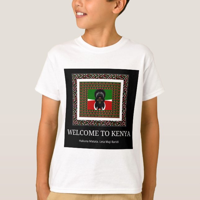 Welcome to Magical Kenya: Hakuna Matata T-Shirt (Front)