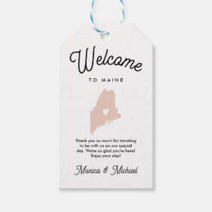 Welcome to MAINE Wedding ANY COLOR!! Gift Tags