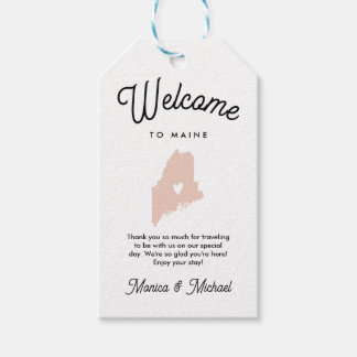 Welcome to MAINE Wedding ANY COLOR!! Gift Tags