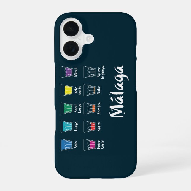 Welcome to Malaga 1: El Café Iphone Case (Back)