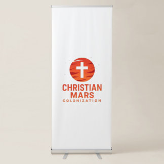 “Welcome to Mars – Space Adventure Party Banner” Retractable Banner