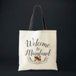 Welcome to Maryland | Destination Wedding Tote Bag<br><div class="desc">A celebratory gift item tailored to your wedding guest traveling to see you in the beautiful state of Maryland.  All elements of this item are unlocked and adjustable to suit your needs. Have fun making it your own.</div>
