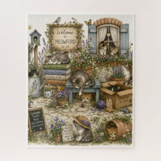 Welcome to Meowford Jigsaw Puzzle