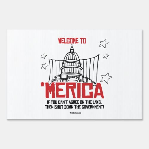 Welcome to Merica Sign