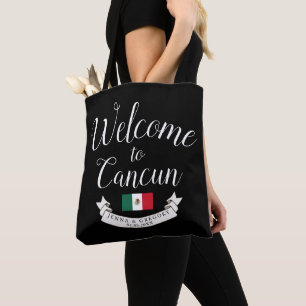 Welcome to Mexico Destination Wedding Custom Tote Bag