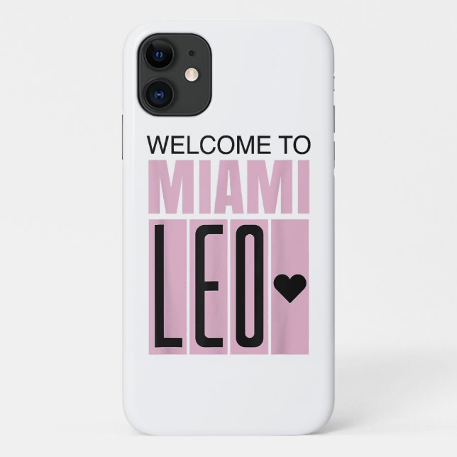 Welcome to Miami Leo 10 - GOAT  Case-Mate iPhone Case (Back)