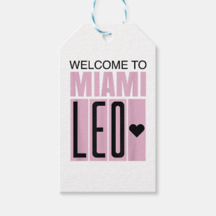 Welcome to Miami Leo 10 - GOAT Gift Tags