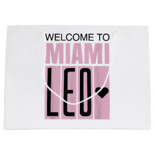 Welcome to Miami Leo 10 - GOAT Large Gift Bag