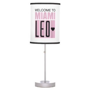 Welcome to Miami Leo 10 - GOAT Table Lamp