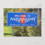 Welcome to Mississippi Postcard