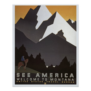 Welcome to Montana Poster