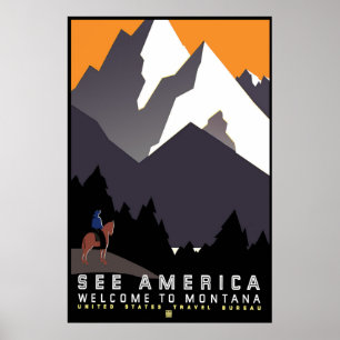 Welcome to Montana Poster
